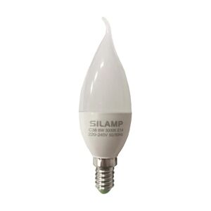 Ampoule LED E14 Flamme 8W 220V Ø38mm - Blanc Froid 6000K - 8000K - SILAMP