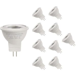 Ampoule LED GU4 / MR11 3W 12V (Pack de 10) - Blanc Froid 6000K - 8000K - SILAMP