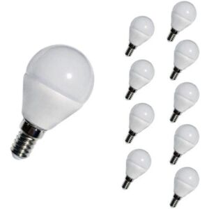 Ampoule LED E14 4W 220V G45 240° (Pack de 10) - Blanc Froid 6000K - 8000K - SILAMP