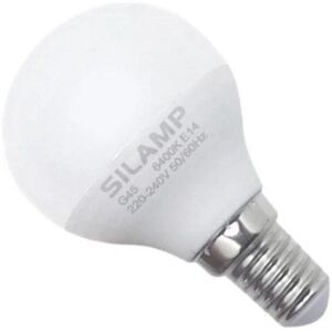 Ampoule LED E14 8W 220V G45 300° - Blanc Neutre 4000K - 5500K - SILAMP