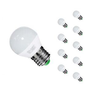 Ampoule LED E27 6W 220V G45 220° (Pack de 10) - Blanc Chaud 2300K - 3500K - SILAMP