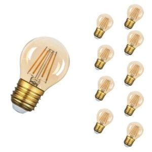 Ampoule LED E27 Filament 4W G45 240° Dimmable (Pack de 10) - Blanc Chaud 2300K - 3500K - SILAMP