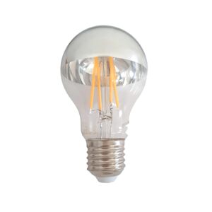 Ampoule LED E27 Filament 7W A60 Reflet Argent - Blanc Chaud 2300K - 3500K - SILAMP