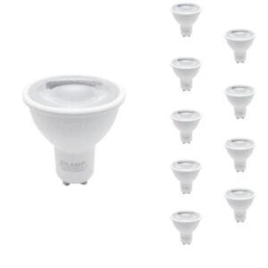 Ampoule LED GU10 Dimmable 8W 220V SMD2835 PAR16 60° (Pack de 10) - Blanc Neutre 4000K - 5500K - SILAMP