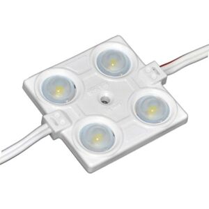 Module LED 2.4W SMD 2835 12V IP65 pour Enseigne Commerciale (Pack de 20) - Blanc Froid 6000K - 8000K - SILAMP