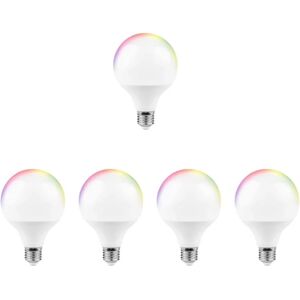 Ampoule LED Connectée WiFi E27 11W G95 RGBW (Lot de 5) - SILAMP