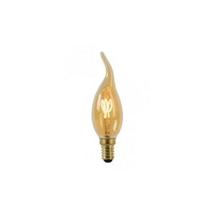 Lucide Ampoule LED E14 - 3W - 115lm - 2200K - Ambre filament - Dimmable - Publicité