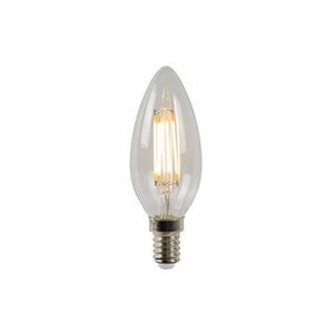 Lucide Ampoule LED E14 4W/35W 2700K 320lm Bougie Filament dimmable - Publicité