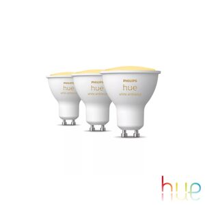 Philips Hue White Ambiance LED GU10, 4,3 watts, lot de 3, 8719514342804,