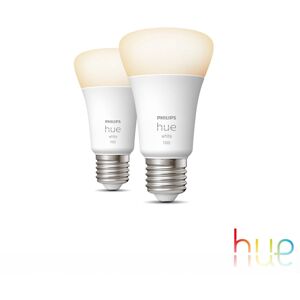 Philips Hue White LED E27, 9,5 watts, pack double, 8719514289192,