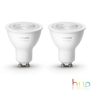 Philips Hue White LED GU10, 5,2 watts, pack double, 8719514340145,