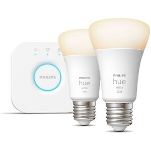 Philips HUE Lumière connectée Philips HW Kit de démarrage 9.5W E27 x2