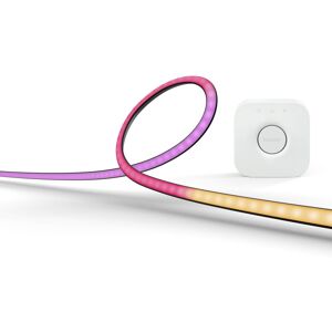 Philips HUE Lumière connectée Philips Hue, Kit Lightstrip PC 24-27+Pont