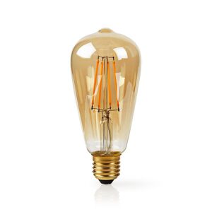 NEDIS Lumière connectée Ampoule à Filament LED Intelligente Wi-Fi / E27