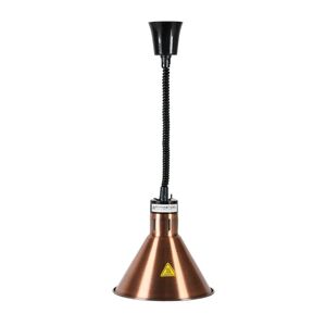 Dynasteel Lampe Chauffante Conique Cuivrée avec Ampoule