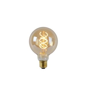 Ampoule Lucide LED BULB-Ampoule LED Filament Globe E27 Ø9.5cm 2200K 5W = 50W 260 Lumens Dimmable - Publicité