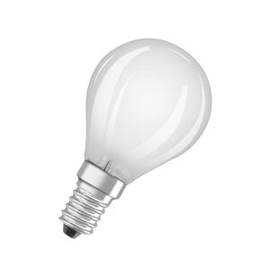 Ampoule Osram OSRAM-Ampoule LED depolie spherique E14 Ø4,5cm 2700K 5W = 40W 470 Lumens Dimmable