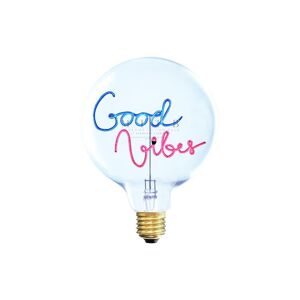 Ampoule Message In The Bulb GOOD VIBES-Ampoule pour lampe a poser Verre H 17.2cm