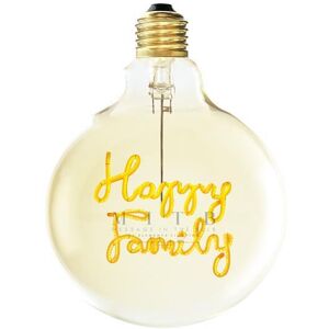 Ampoule Message In The Bulb HAPPY FAMILY-Ampoule pour Suspension Verre H 17.2cm