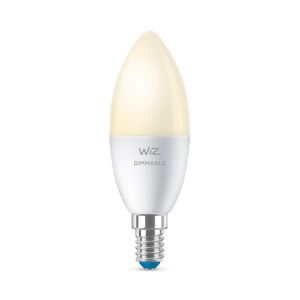 Ampoule Wiz FLAMME-Ampoule LED connectee E14 4.9W=40W 470lm 2700K dimmable Ø3.9cm Blanc