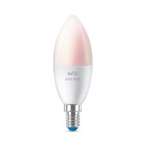 Ampoule Wiz FLAMME-Ampoule LED connectée E14 4.9W=40W 470lm change de couleur Ø3.9cm Blanc - Publicité
