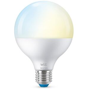 Ampoule Wiz GLOBE-Ampoule LED connectee E27 11W=75W 1055lm dimmable blanc chaud blanc froid Ø9.5cm Blanc