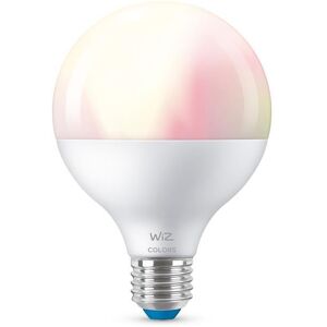 Ampoule Wiz GLOBE-Ampoule LED connectée E27 11W=75W 1055lm change de couleur Ø9.5cm Blanc - Publicité