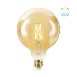 Ampoule Wiz GLOBE-Ampoule LED connectée filament E27 6.7W=50W 640lm dimmable blanc chaud blanc froid Ø12.5cm Orange - Publicité