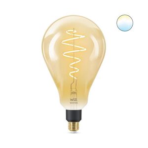 Wiz Ampoule Wiz POIRE-Ampoule LED connectée filament E27 6.5W=25W 390lm dimmable blanc chaud blanc froid Ø16cm Orange