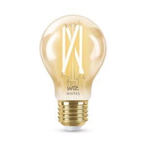 Ampoule Wiz STANDARD-Ampoule LED connectée filament E27 6.7W=50W 640lm dimmable blanc chaud blanc froid Ø6cm Orange - Publicité