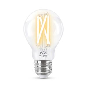 Wiz Ampoule Wiz STANDARD-Ampoule LED connectée filament E27 6.7W=60W 806lm dimmable blanc chaud blanc froid Ø6cm Transparent