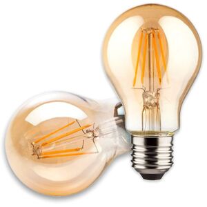 ISOLED Ampoule LED Vintage Line E27 8W, blanc ultra chaud, gradable - Lampes LED socle E27