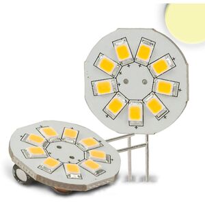 ISOLED Pastille LED G4 9 SMD, 1,5W, blanc chaud, broche laterale - Lampes LED socle G4