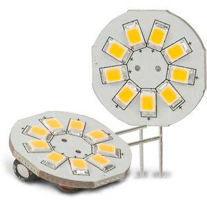 ISOLED Pastille LED G4 9 SMD, 1,5W, blanc neutre, broche laterale - Lampes LED socle G4