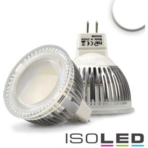 ISOLED Ampoule LED MR16 6W verre diffus, 120°, blanc neutre - Lampes LED socle GU5.3