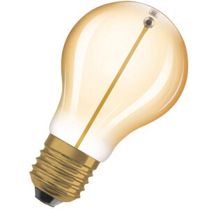 OSRAM Vintage 1906® LED CLASSIC A, Globe et EDISON AVEC FILAMENT-STYLE MAGNÉTIQUE 1.8W 827 Or E27 - Lampes LED socle E27