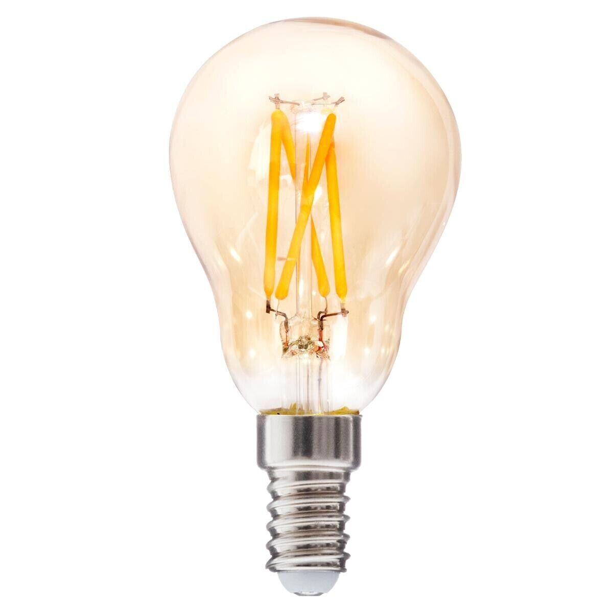 Atmosphera Ampoule LED "Standard" ambrée, filament droit E14