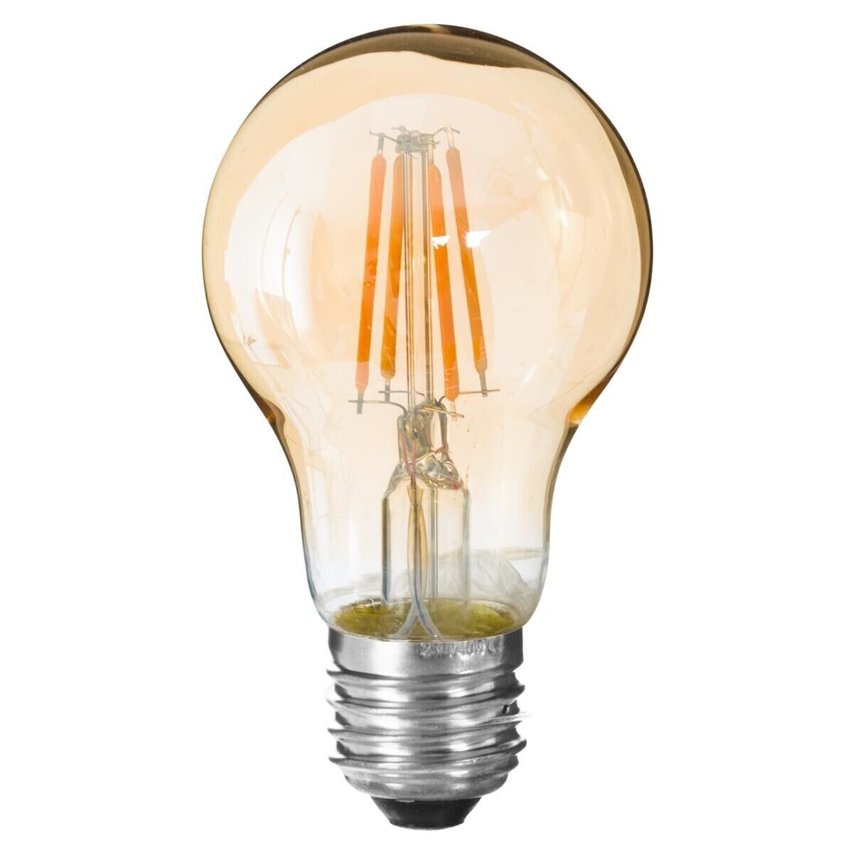 Atmosphera Ampoule LED "Standard" ambrée, filament droit E27