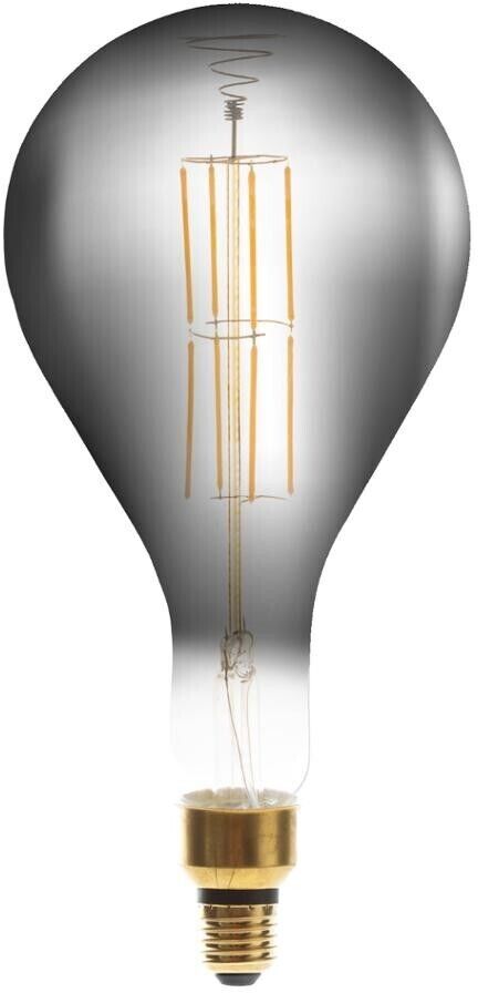 Atmosphera Ampoule LED "Poire" fumée, filament droit E27