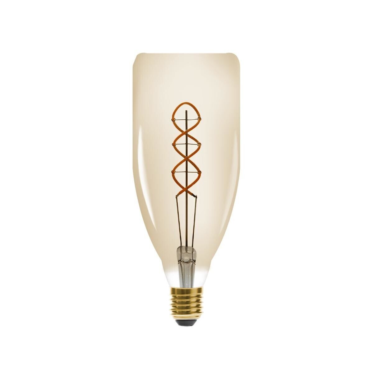 Atmosphera Ampoule LED "Bouteille" ambrée, filament torsadé E27