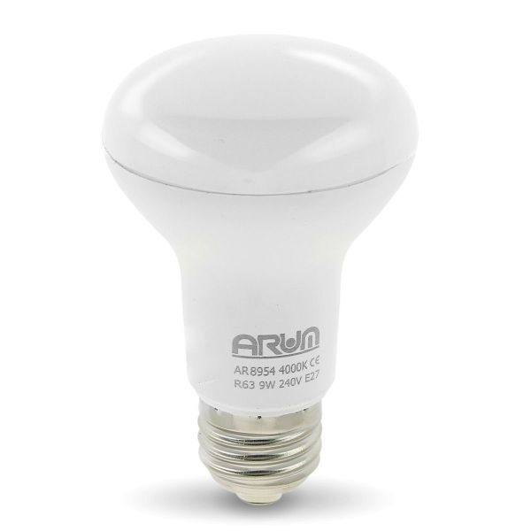 ARUM LIGHTING Ampoule LED Spot R63 E27 9W Eq 60W (Température de Couleur : Blanc chaud 2700K)