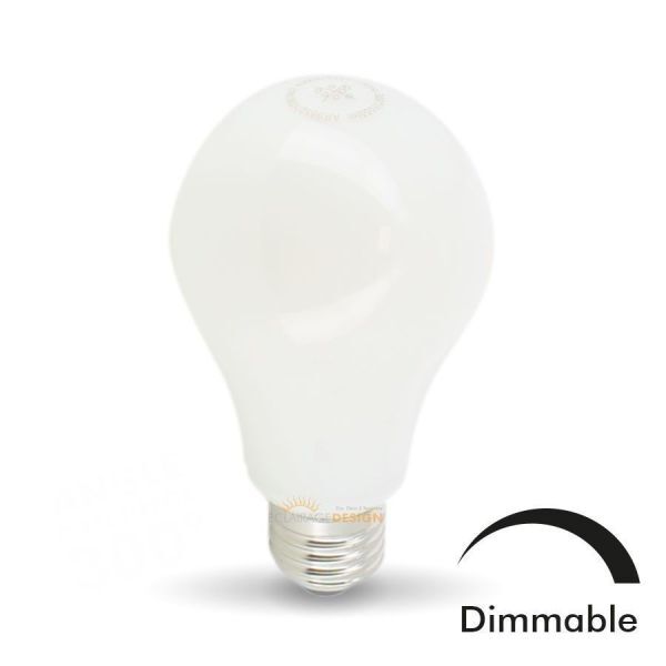 ARUM LIGHTING Ampoule LED E27 10W Eq 75W MAT Dimmable En verre (Température de Couleur : Blanc neutre 4000K)