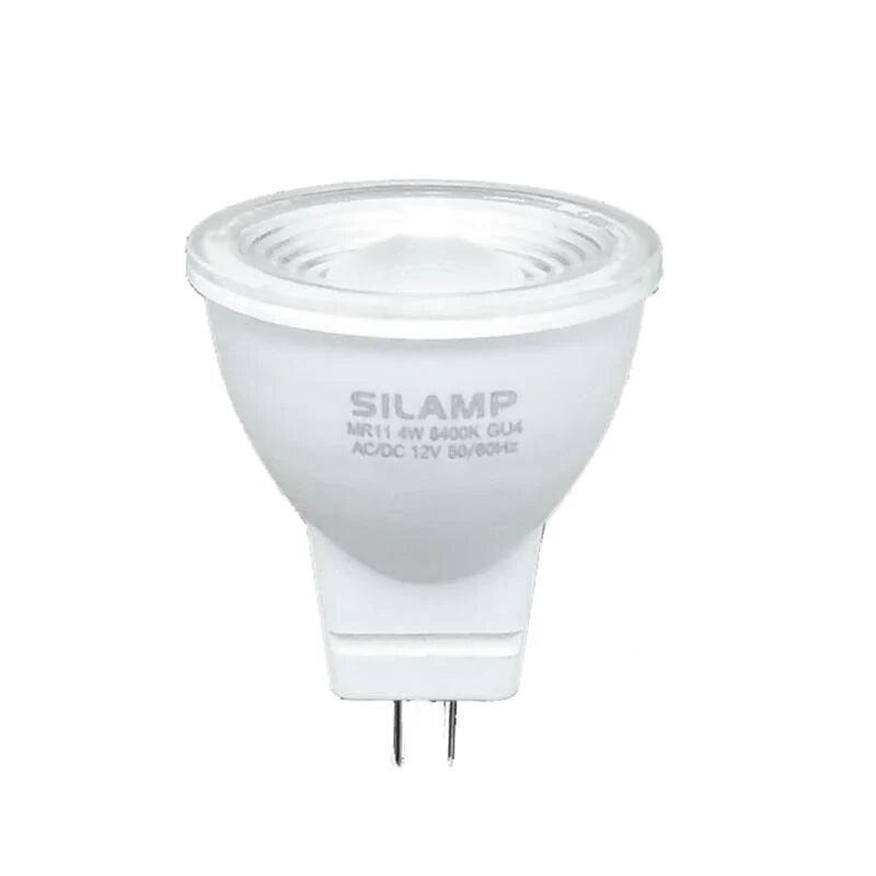 Ampoule LED GU4 / MR11 4W 12V - Blanc Froid 6000K - 8000K - SILAMP