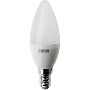 Beghelli LAMPADA LED  SUPERLED OLIVA 7WE14 3K