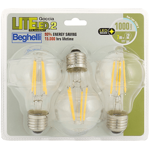 Beghelli LAMPADA LED  3PZ FILED GOC 7WE27-6.5K