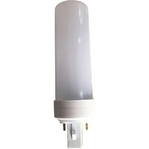 LEXMAN Lampadina LED, G24D1 tubo, opaco, luce calda, 9W= 806LM (equiv 60 W), 180° ,