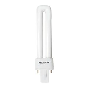 Imperia Lampadina Fluorescente, G23 tubo, opaco, luce calda, 7W= 400LM (equiv 7 W), 360° ,