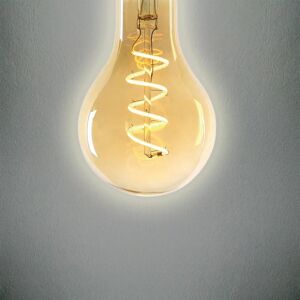 On Lampadina LED, E27 goccia, ambrato, luce calda, 4W= 160LM (equiv 20 W), 360° dimmerabile,