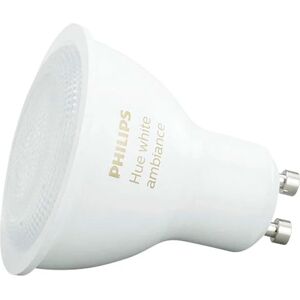 Philips Lampadina LED, GU10 faretto, opaco, cct, 5.5W= 250LM (equiv 35 W), 46° dimmerabile,