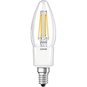 Osram Lampadina LED, E14 oliva, trasparente, luce calda, 5W= 470LM (equiv 40 W), 300° dimmerabile,